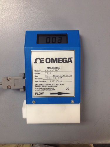 Omega flow meter model fma-2305, n2 for sale