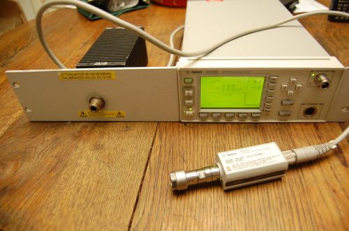 Agilent e4418b power meter with e4412a sensor and 30 db attenuator for sale