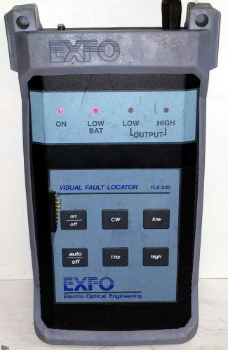 EXFO FLS-230 VISUAL FAULT LOCATOR 650nm