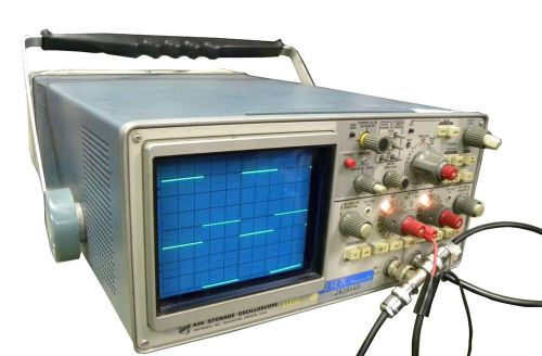 Tektronix oscilloscope 25mhz 2 channel model 434 - sold as is for sale