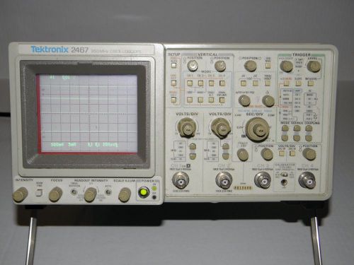 Tektronix 2467 analog oscilloscope 350 mhz, 4 channel for sale
