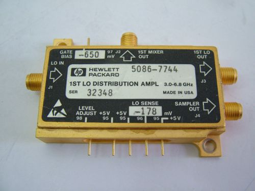 HP 5086-7744 1 ST LO DISTRIBUTION AMP SN 32348 INV2