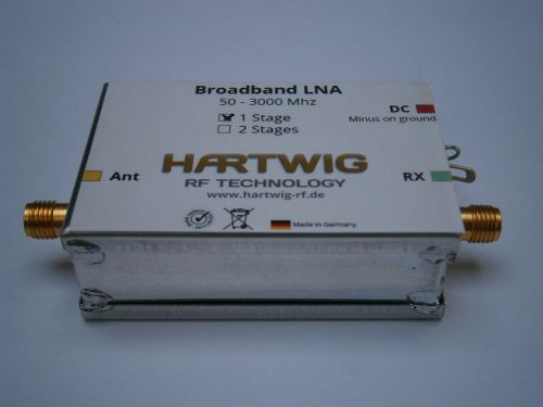 Hartwig-rf broadband preamplifier for seti, radio astronomy, hamradio for sale