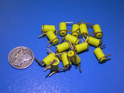 Qty: 45 pcs - Concord Electronics 1128-53-0314 Yellow Test Point Connectors NEW