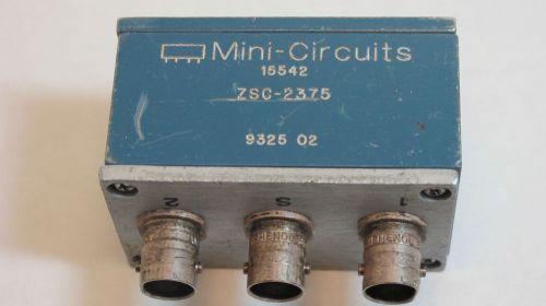 Mini-Circuits ZSC-2375  2way Power Splitter. 55 to 85MHZ, BNC(F).