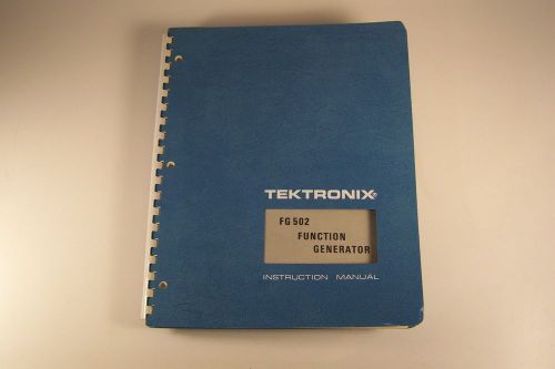 TEKTRONIX PS 501 PULSE GENERATOR Service Instruction Manual/Schematics