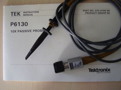 VINTAGE TEKTRONIX P6105 PASSIVE  OSCILLOSCOPE PROBE AND INSTRUCTION MANUAL