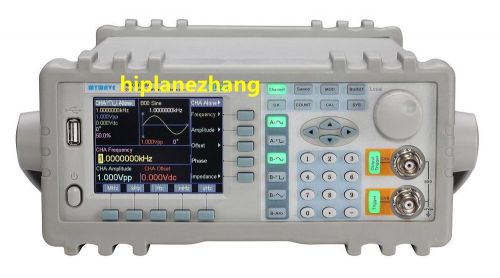 2CH Signal Function Waveform Generator 20MHz Frequency Counter USB RS232 TFT LCD
