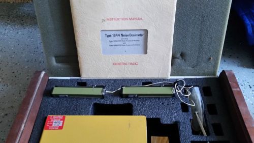 General Radio Model 1944 Noise Dosimeter kit with Instruction Manual
