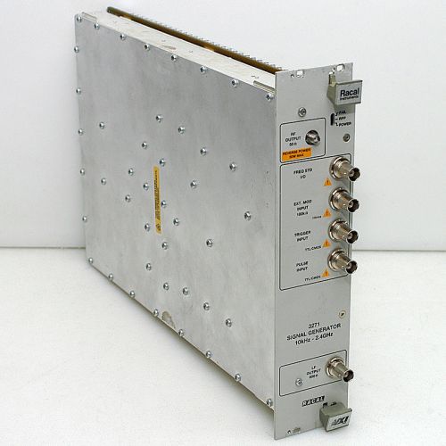 Racal instruments 3271 10khz-2.4ghz vxi bus signal generator plugin no lights for sale