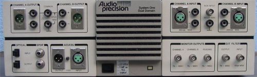 Audio Precision  Sys 1- 322 Dual Domain + DSP - Low Noise Mod,CAL, Warranty