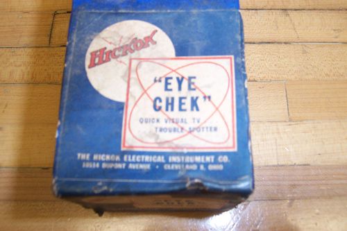 Hickok EYE CHEK TV tester like N E W in the original box          Mint
