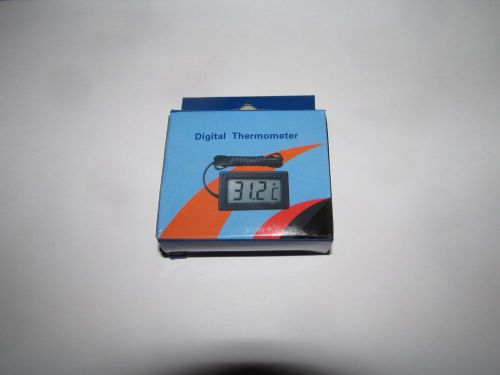 Digital LCD Display Thermometer Temperature Display &amp; Sensor on 1M cable .