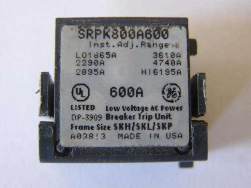 Used General Electric Rating Plug SRPK800A600 for SKHA SKLA SKPA Breakers