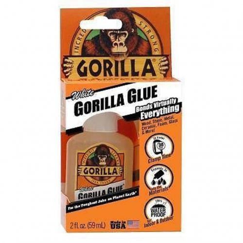 Original strong gorilla glue bond virtually everything 2oz bottle white new for sale