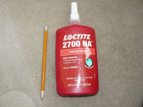 Loctite 2700 NA Red High Strength Threadlocker 250 ml 1526122 Large bottle new