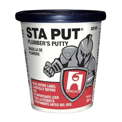 Oatey 25101 14 oz. sta put plumbers putty, beige 6 pack for sale
