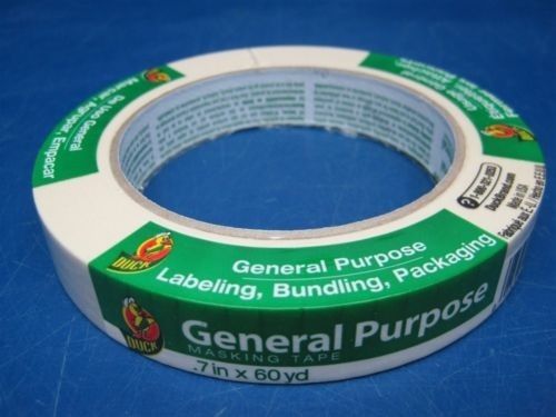Lot of 11 Rolls Duck General Purpose Masking Tape 0.70&#034; x 60 yd. Painter&#039;s