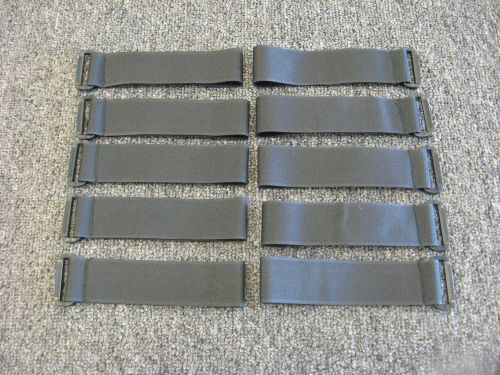 Black Velcro Hose Straps, Set of 10