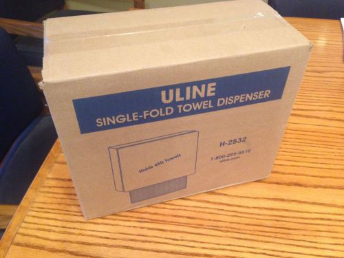 Uline Single Fold Towel Dispenser H-2532