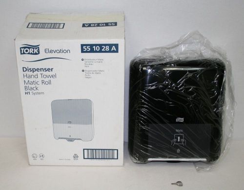 TORK ELEVATION MATIC HAND TOWEL DISPENSER BLACK H1 SYSTEM 551028-A  NEW IN BOX