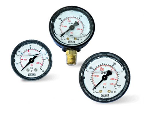 Pressure washer gauge manometer wika 0-3600 psi for sale