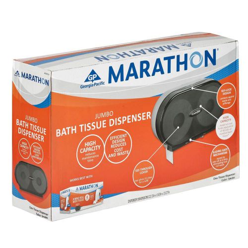 Marathon tissue dispenser jumbo bath smoke 6,000 sheets capacity for sale