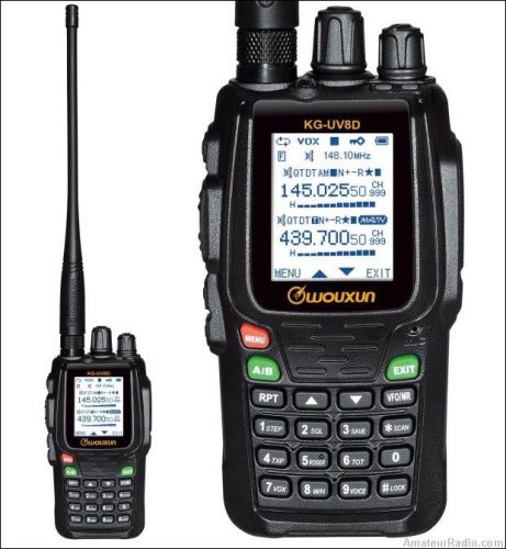 Wouxun KG-UV8D Dual-Band 134-174/400-480 MHz Cross-band Repeat Two Way Radio