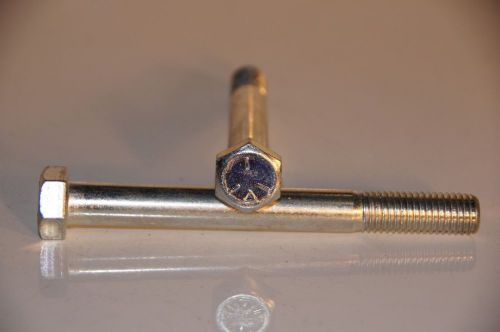 Premium domestic hex bolt/cap screw, grade 5, 5/8-11 x 6&#034;  zinc, bulk 65/pcs for sale