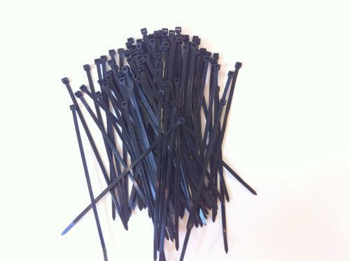 100 pcs nylon cable ties zip ties 4 inch 40 lbs tensile strength for sale