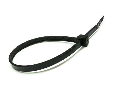 NEW MightyTie MT8400 8-Inch Cable Ties  100-Count  40 Pound (Black)