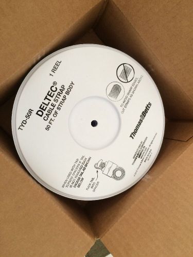 Deltec 50 foot reuseable tie strap css-50r 2 boxes total 10 reels for sale