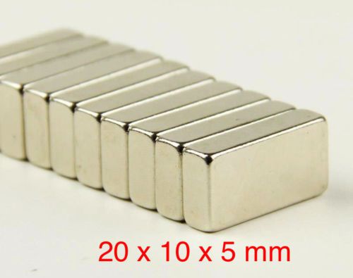 20pcs block magnets 3/4&#034; x 3/8&#034; x 3/16&#034; (20x10x5 mm) neodymium cuboid rare earth for sale