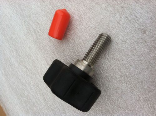 Threaded Stud - Stainless Steel - with Rubber Knob  1/2&#034; 13 x 1.5&#034;   LOT OF 10