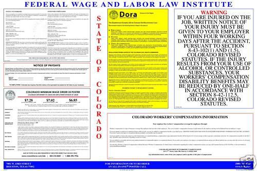 Colorado (CO) All-In-One Labor Law Poster