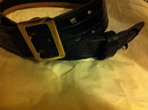 Safariland Duty Belt Velcro Lining Gold Buckle Size 34