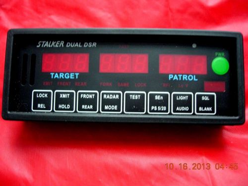 STALKER DUAL DSR POLICE RADAR GUN FACEPLATE -GUARANTEE!!