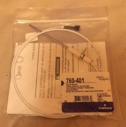 White Rodgers 760-401 Flame Sensor Electrode 30 Inch Lead Brand New