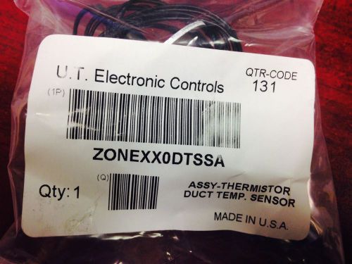 DUCT TEMPERATURE SENSOR ZONEXX0DTSSA NEW IN PACKAGE UT ELECTRONIC CONTROLS. Qty1