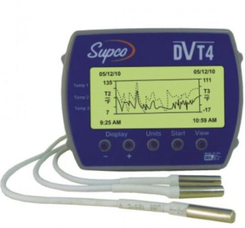 Supco dvt4 4 temp data logger with display for sale