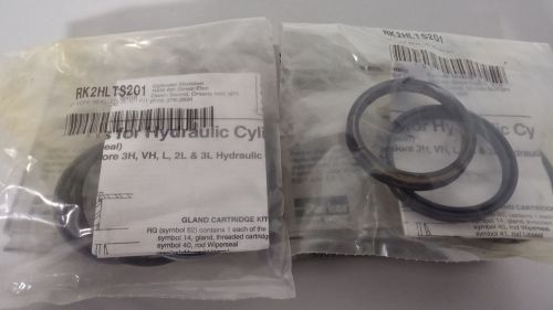 Lot of 2 parker rk2hlts201 genuine cylinder seal replacement kit ts-2000 for sale