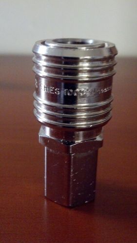 NEW HANSEN STAINLESS S/S QUICK CONNECT COUPLING SERIES 1000 1/4&#034; FEMALE NPT