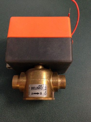 belimo zone valve, 1/2&#034;sweat, 2 way, normally open, 120vac, NIB
