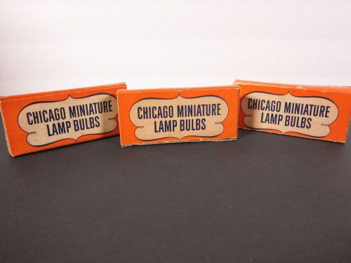 Chicago Miniature No. 48 Special Base Lamps Bulbs 28 Bulbs Total