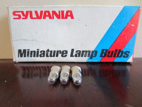 Box Of 3 Sylvania No. 327 Miniature Lamps Light Bulbs
