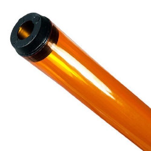 T-12 Amber Tube Guard with End Caps Colored Plastic Lamp 14875