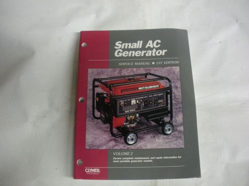 Small Air Cooled Generator Service Manual I &amp; T- New FREE SHIPPING