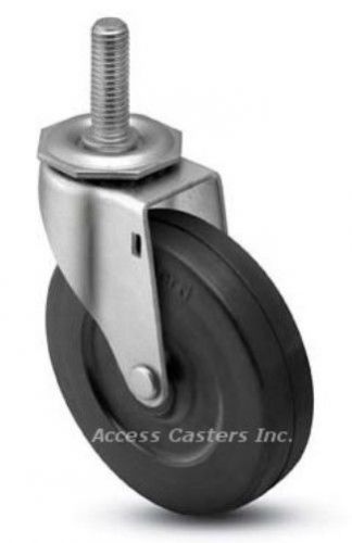 2STSRS-500 2&#034; Swivel Caster, Soft Rubber Wheel, 5/16 - 18 X 1 1/2 Threaded Stem