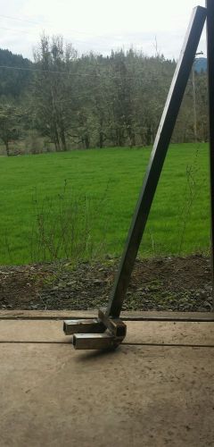 Super square tubing pallet breaker with 3&#039; handle for sale