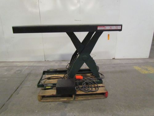 Southworth electric scissor lift table 3ph 5800 lb cap 44x59&#034;top 42-3/4&#034;height for sale